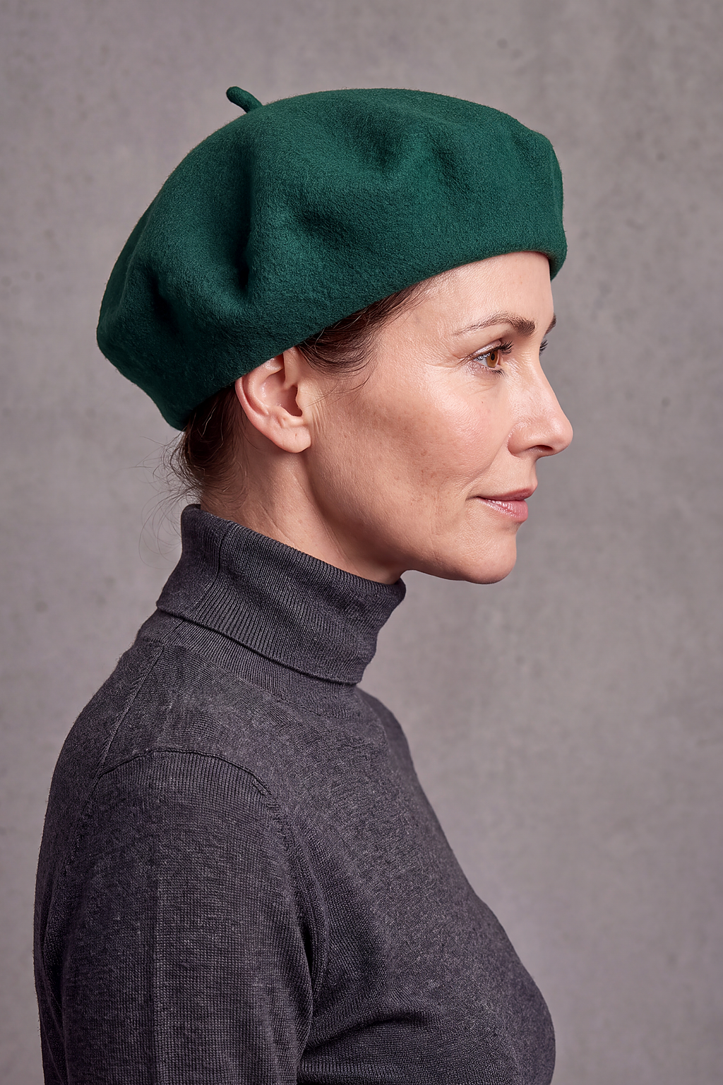 Béret Basque Femme en Laine Mélangée – Bidart, vue 5