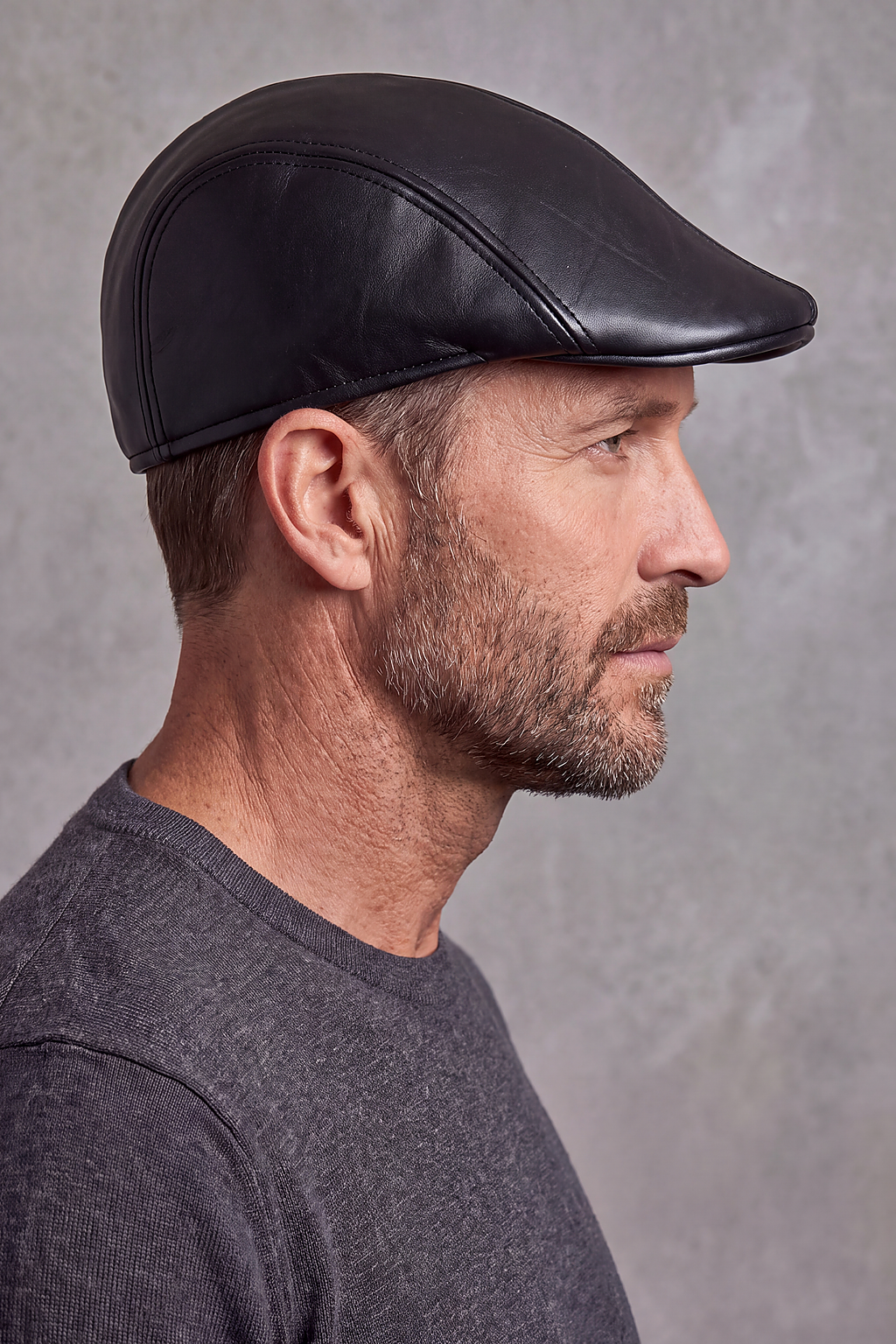 Béret Homme Simili Cuir – Lyon, vue 5