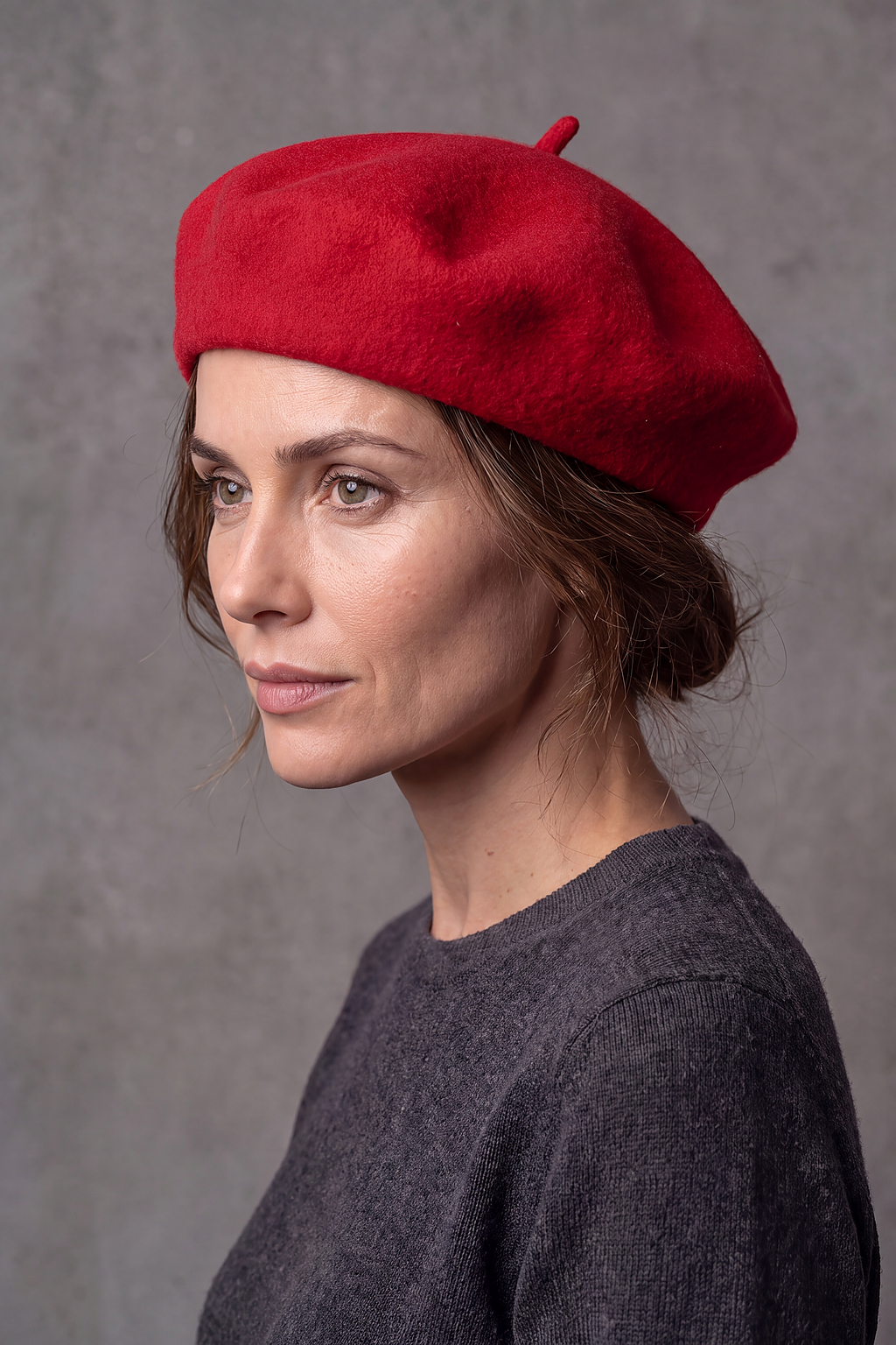 Béret Femme Hiver Jaune ou Rouge – Clémence