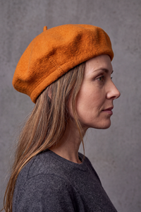 Béret Basque Femme en Laine Chaude – Guéthary, vue 3