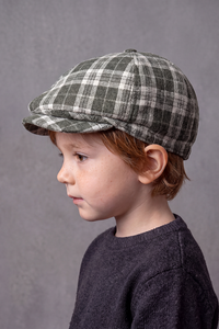 Casquette Gavroche Bambin Carreaux – Polisson, vue 3