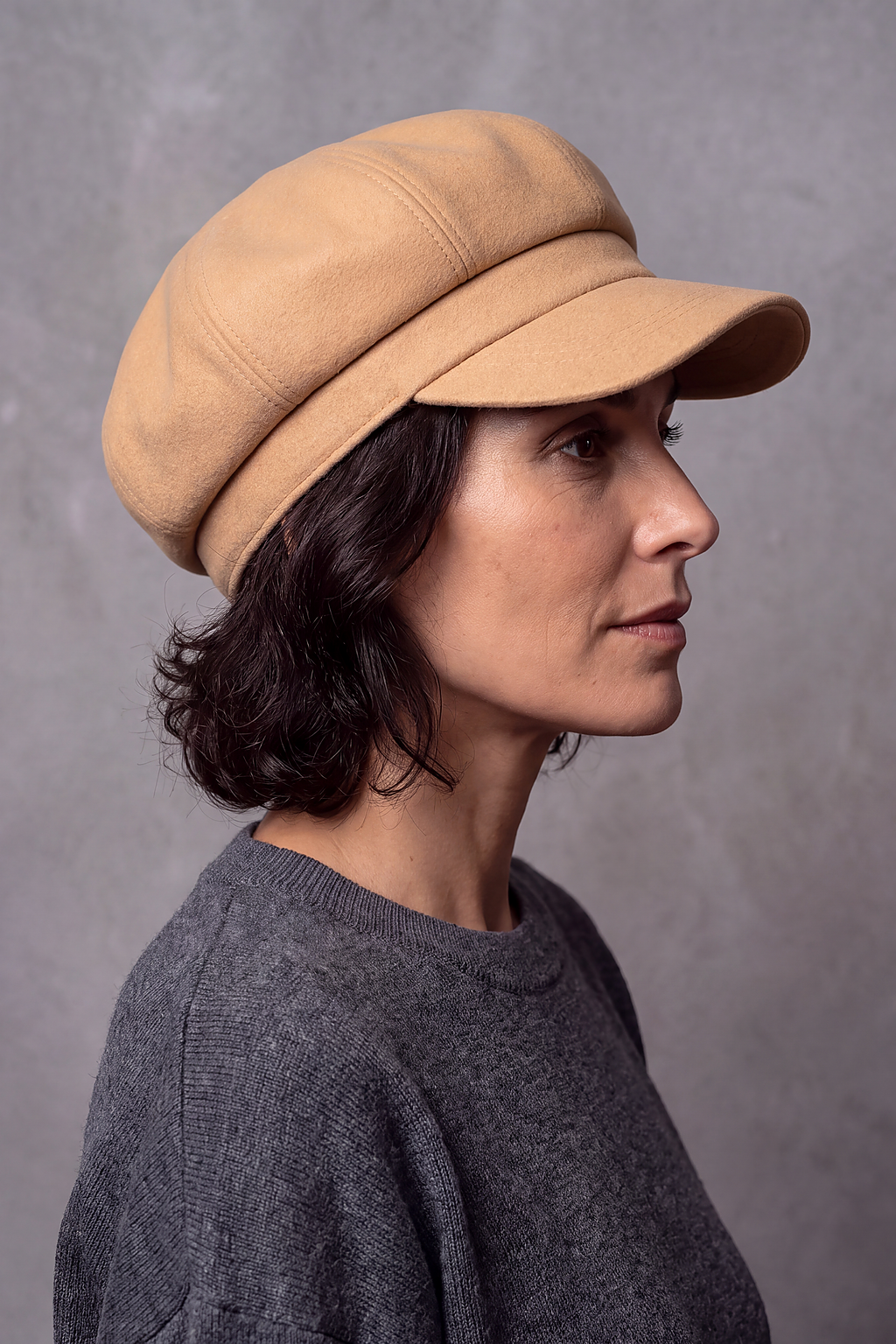 Casquette Gavroche Femme Coton Coloré – Lucie, vue 4