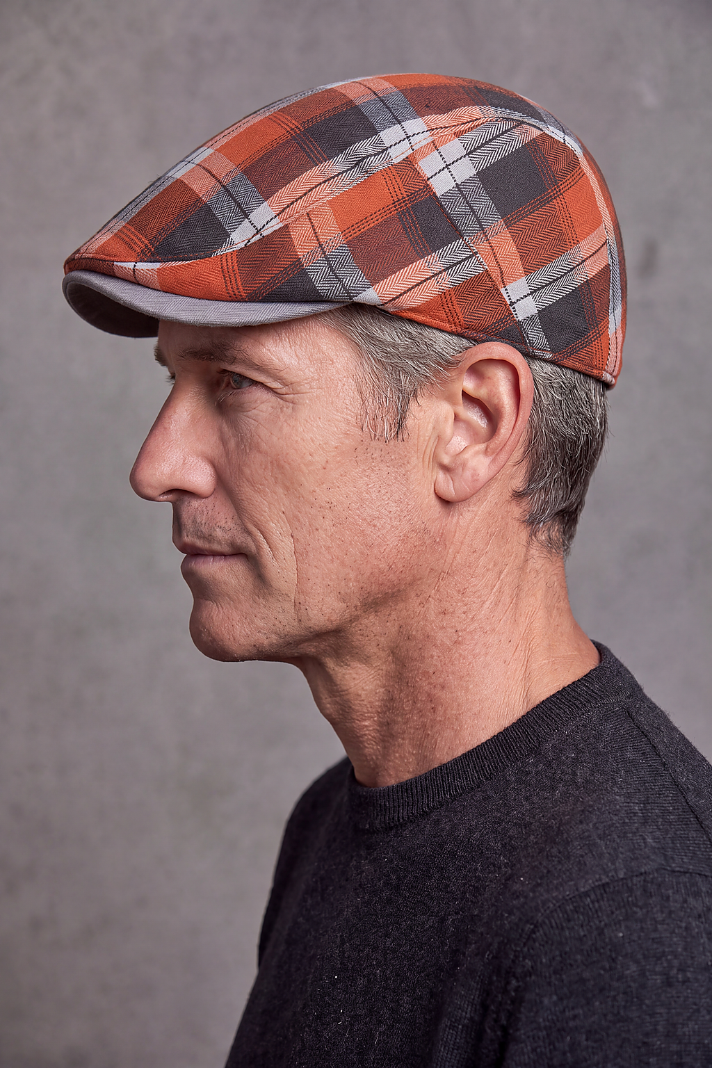 Béret Homme Tartan Automne – Normandie, vue 3