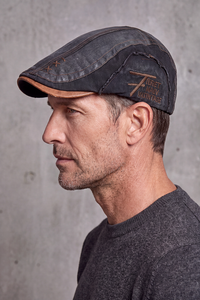 Béret Homme Coton Rétro Vert Armée – Dijon, vue 3
