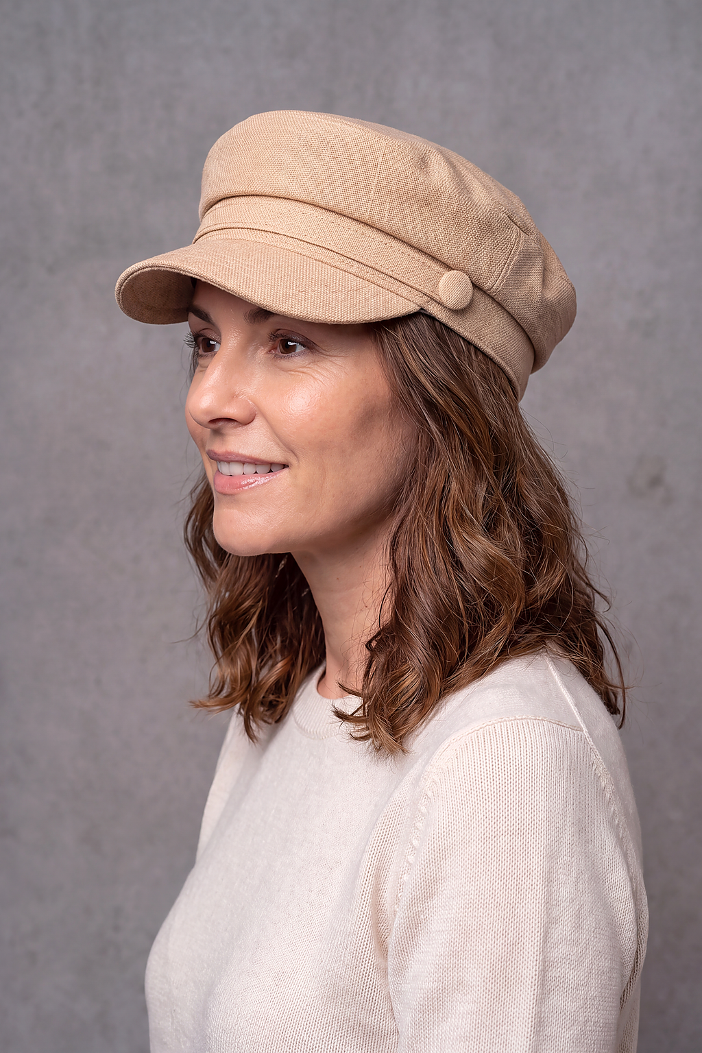 Casquette Gavroche Femme Coton Coloris Doux – Juliette, vue 3