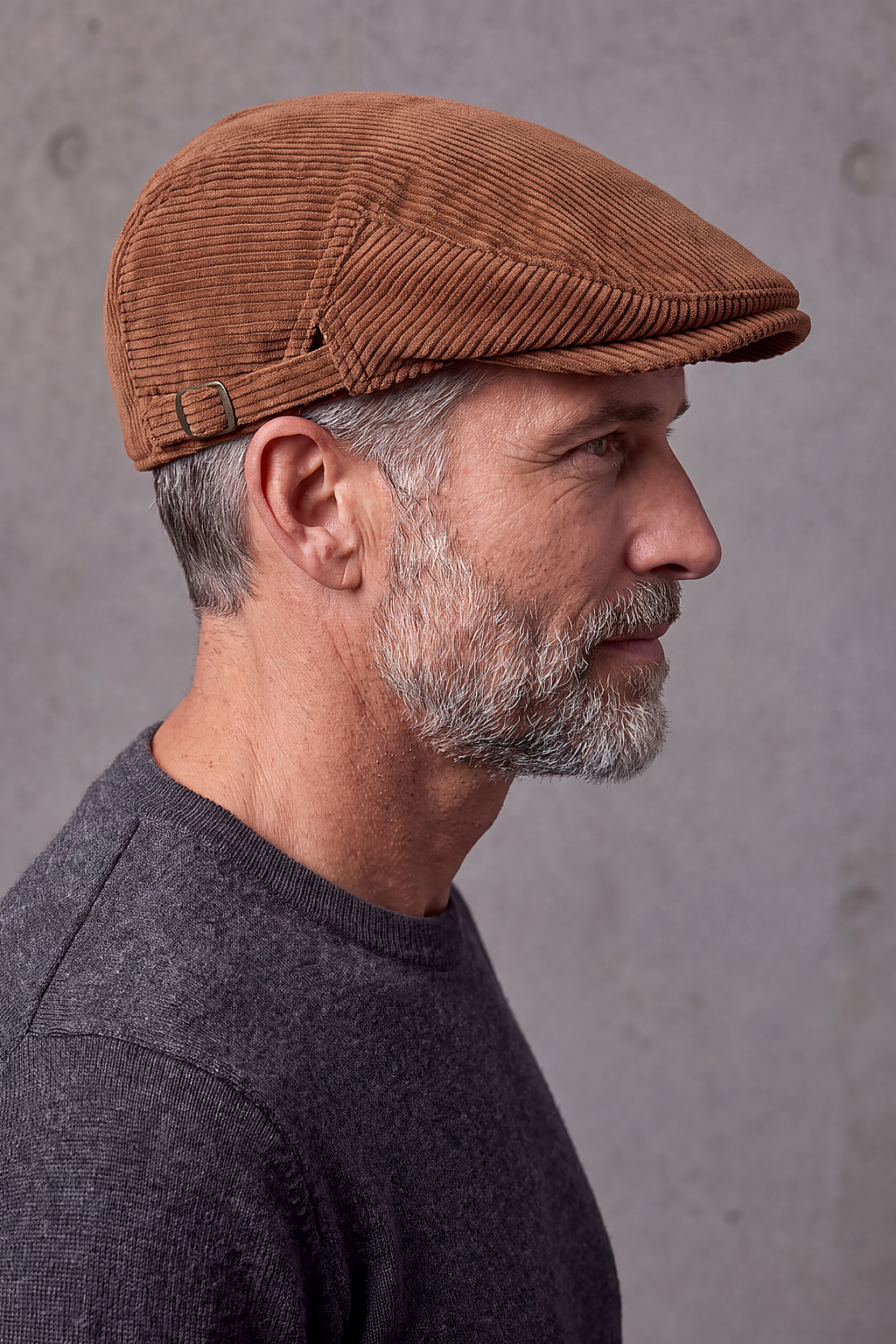Casquette Plate Homme Velours Côtelé – Sologne, vue 2