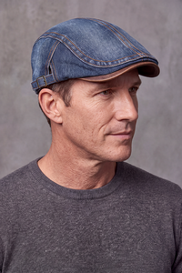 Béret Homme Denim Bleu Rétro – Lorient, vue 5