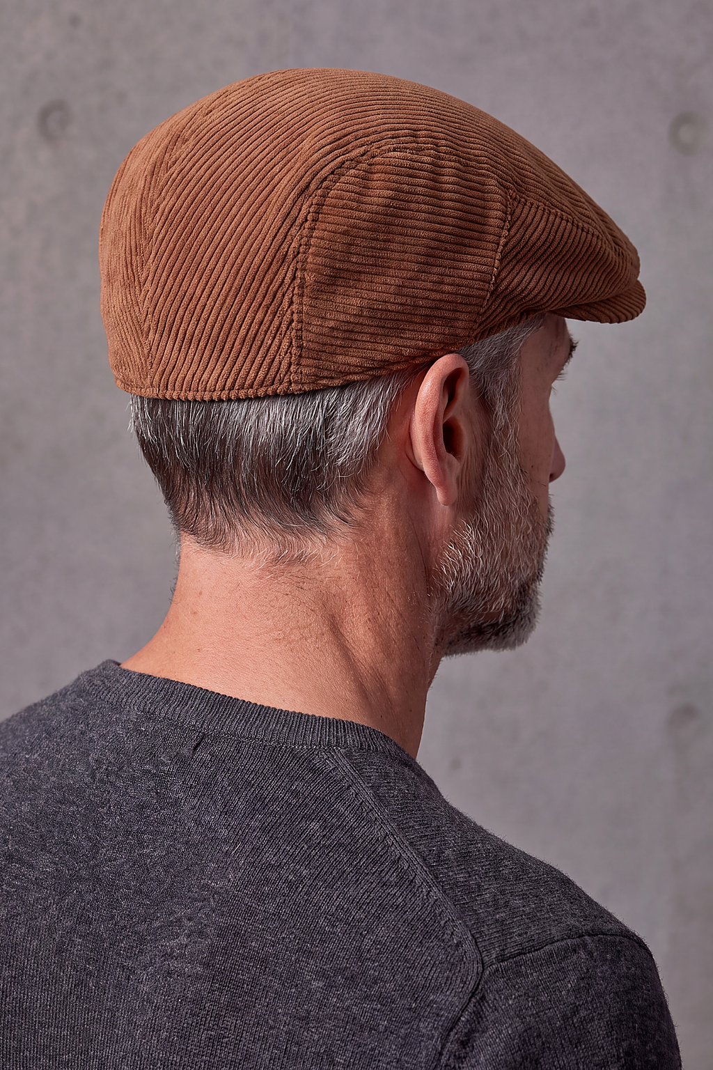 Casquette Plate Homme Velours Côtelé – Sologne, vue 3
