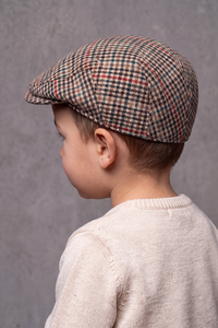 Casquette Plate Bébé Garçon Carreaux – Petit Mousse, vue 5