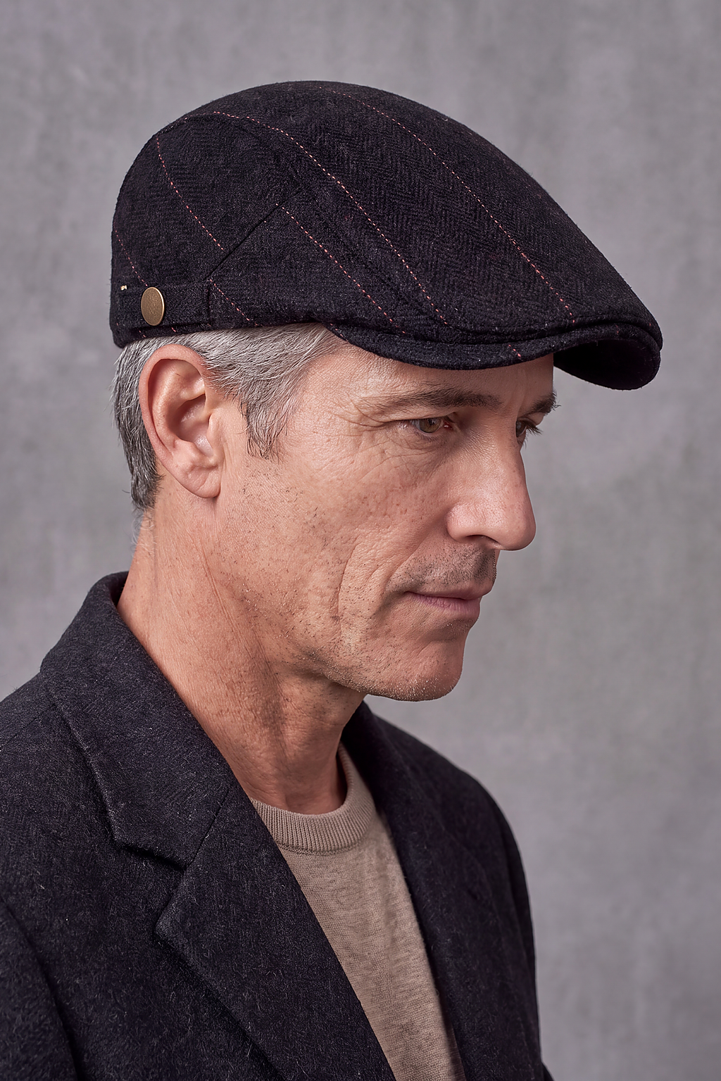 Béret Homme Laine Rétro Chaud – Auvergne, vue 3