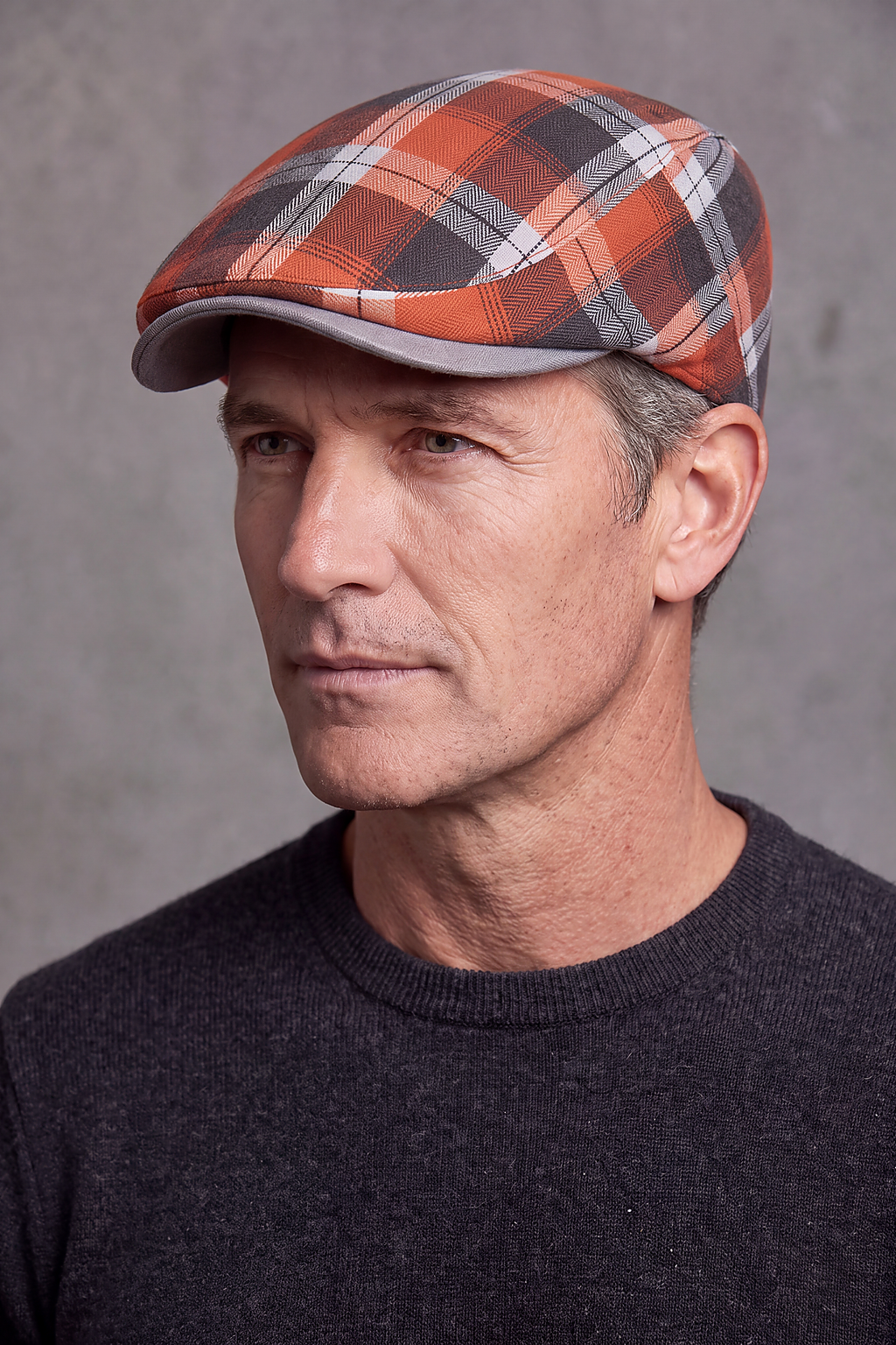 Béret Homme Tartan Automne – Normandie, vue 5