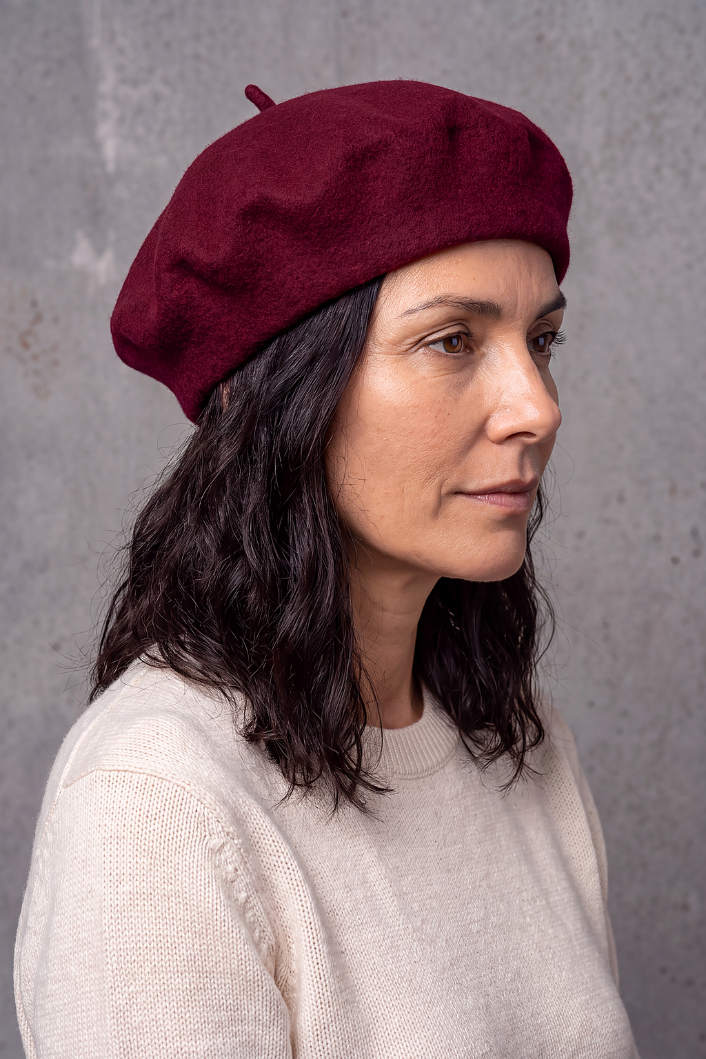 Béret Femme Laine Couleurs d'Automne – Apolline, vue 5