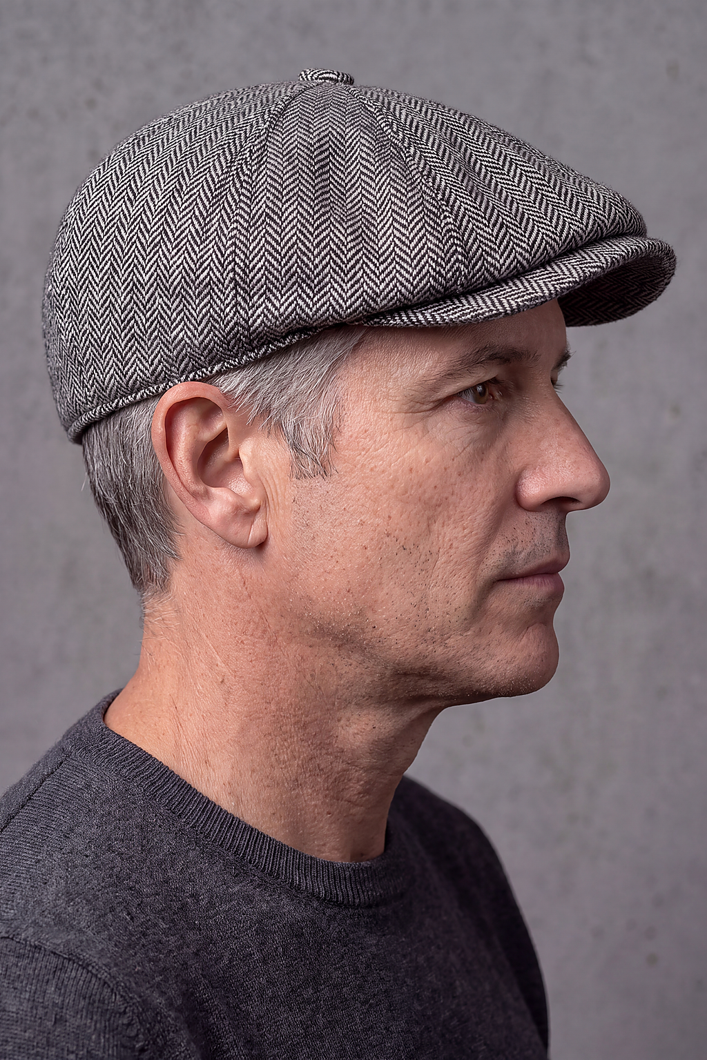 Béret Homme Coton Gris ou Marron – Corrèze, vue 3