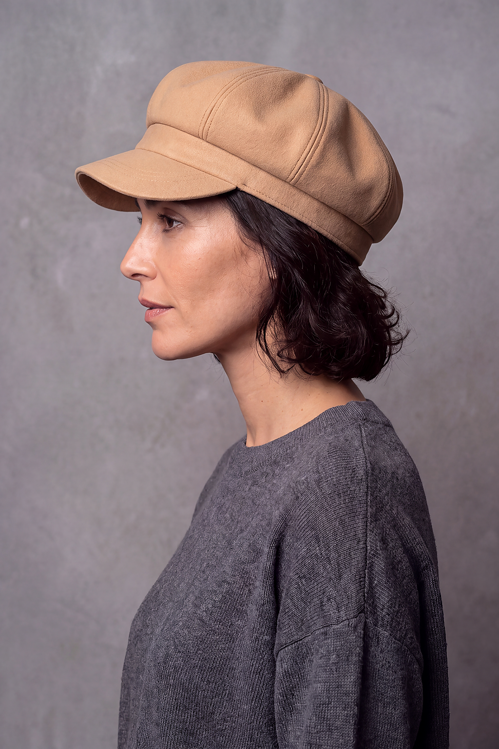 Casquette Gavroche Femme Coton Coloré – Lucie, vue 3