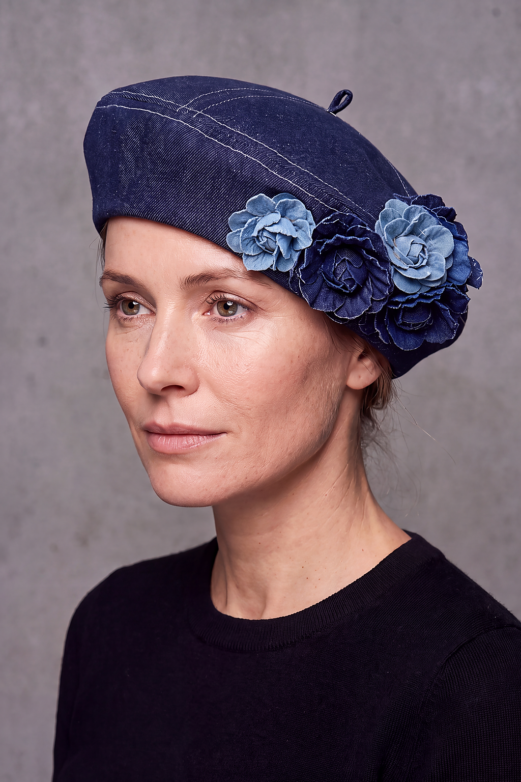Béret Femme Jean Fleur Bohème – Capucine, vue 5