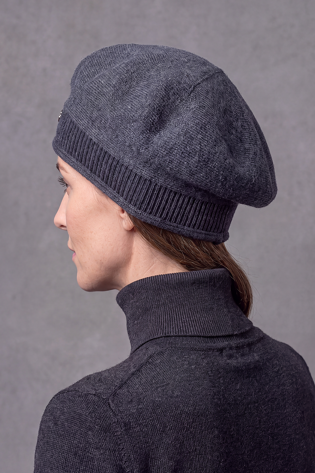 Béret Femme Hiver Élégant Camel – Mathilde, vue 5