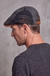 Béret Homme Coton Rétro Vert Armée – Dijon, vue 5