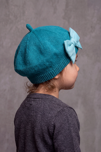 Béret Bébé Fille Tricot à Nœud – Pirouette, vue 5