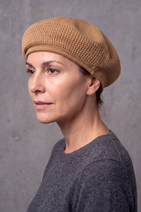 Béret Femme Tricot Été Aéré – Lou, vue 5