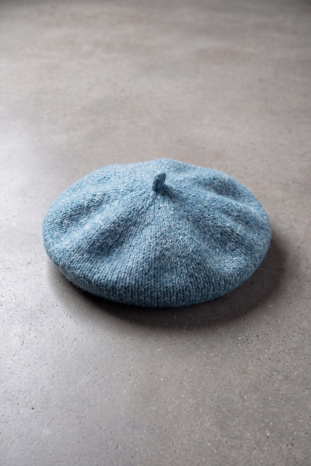 Béret Bébé Tricot Chaud Hiver bleu ciel – Câlinou