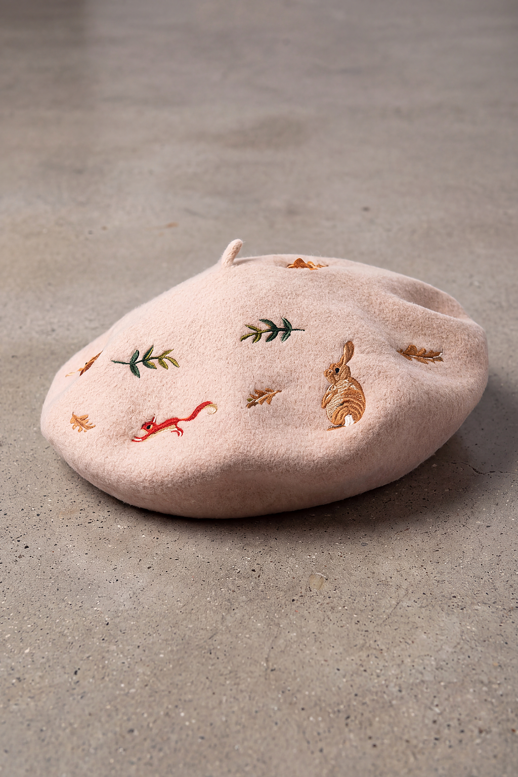 Béret Femme Coton Imprimé beige – Inès