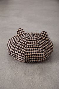 Béret Enfant Écossais Bicolore taupe – Petit Pinceau
