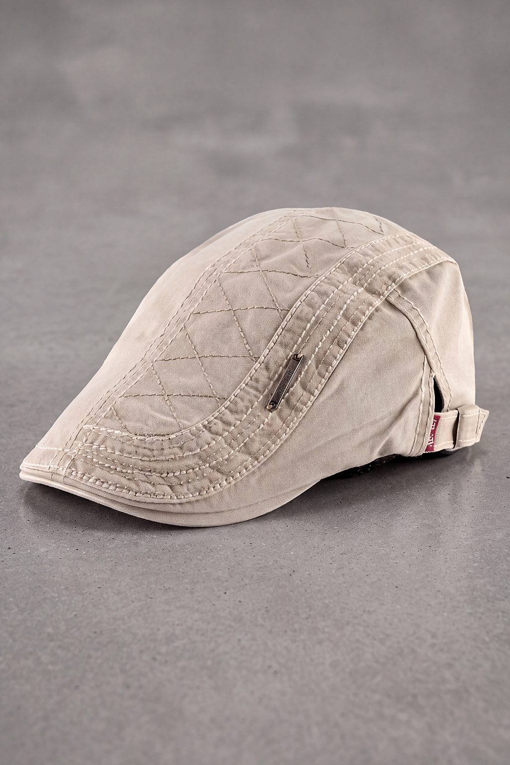 Béret Homme Coton Matelassé Hiver beige – Limoges