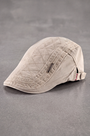 Béret Homme Coton Matelassé Hiver beige – Limoges