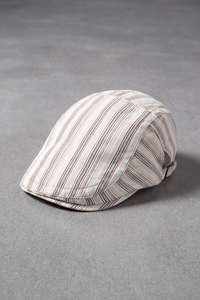 Béret Homme Coton Rayé Marin blanc – Concarneau
