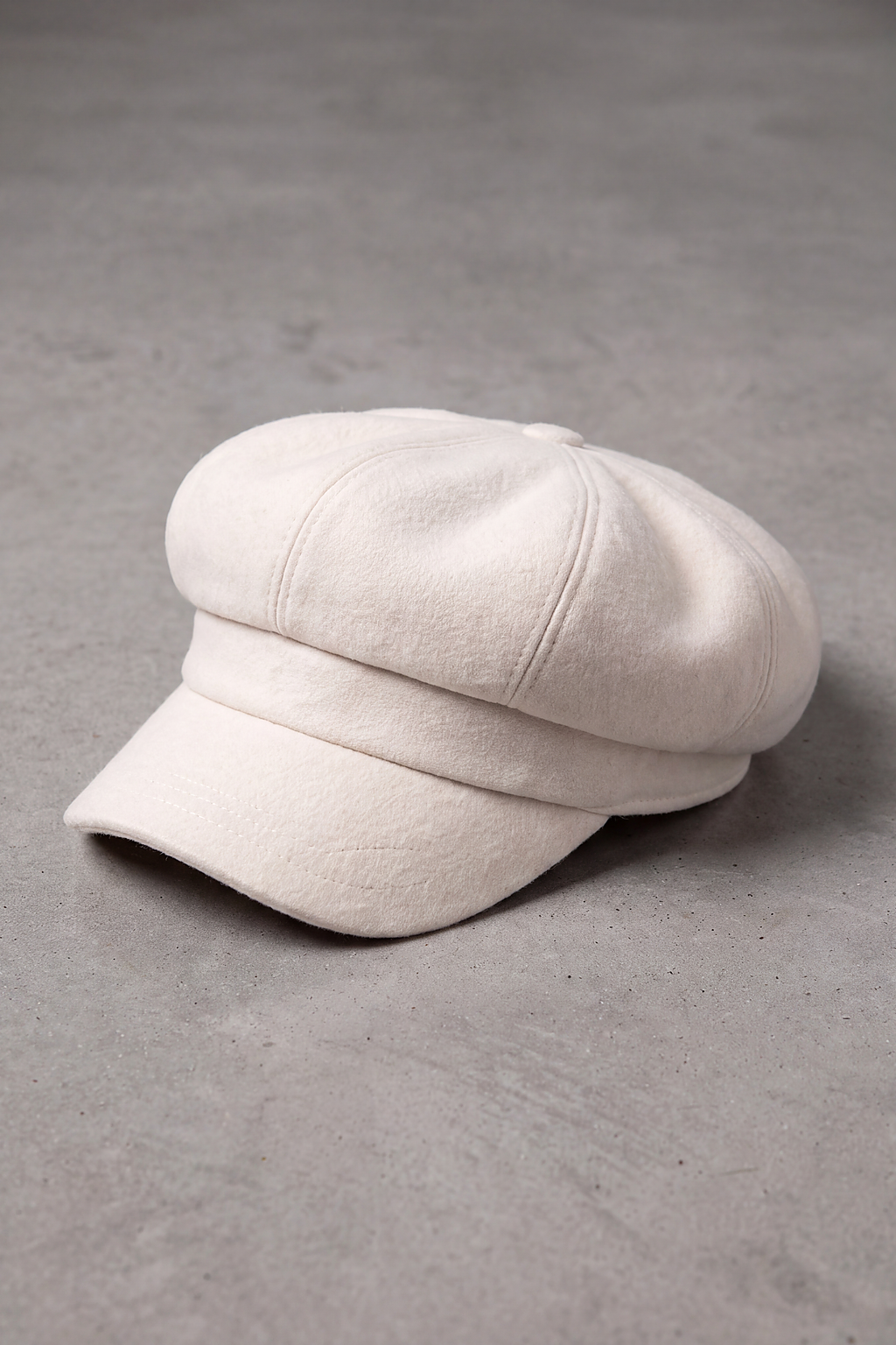 Casquette Gavroche Femme Coton Coloré blanc – Lucie