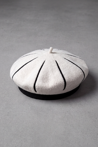 Béret Femme Tendance Tons Neutres blanc – Zoé