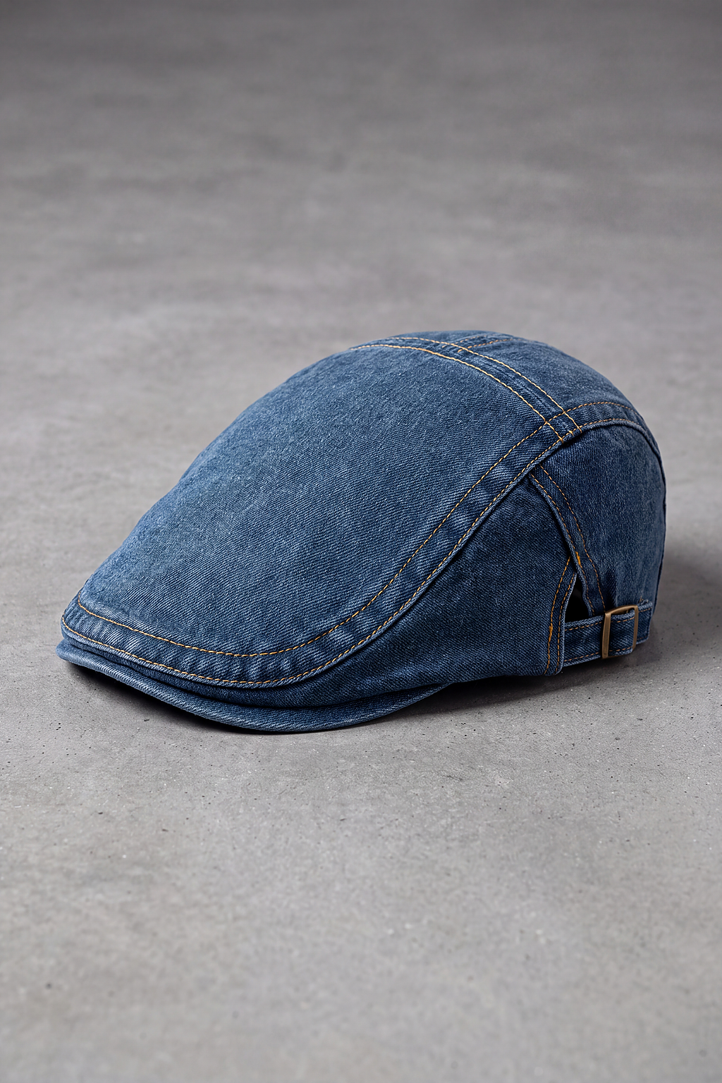 Béret Homme en Denim Rétro bleu denim – Ménilmontant