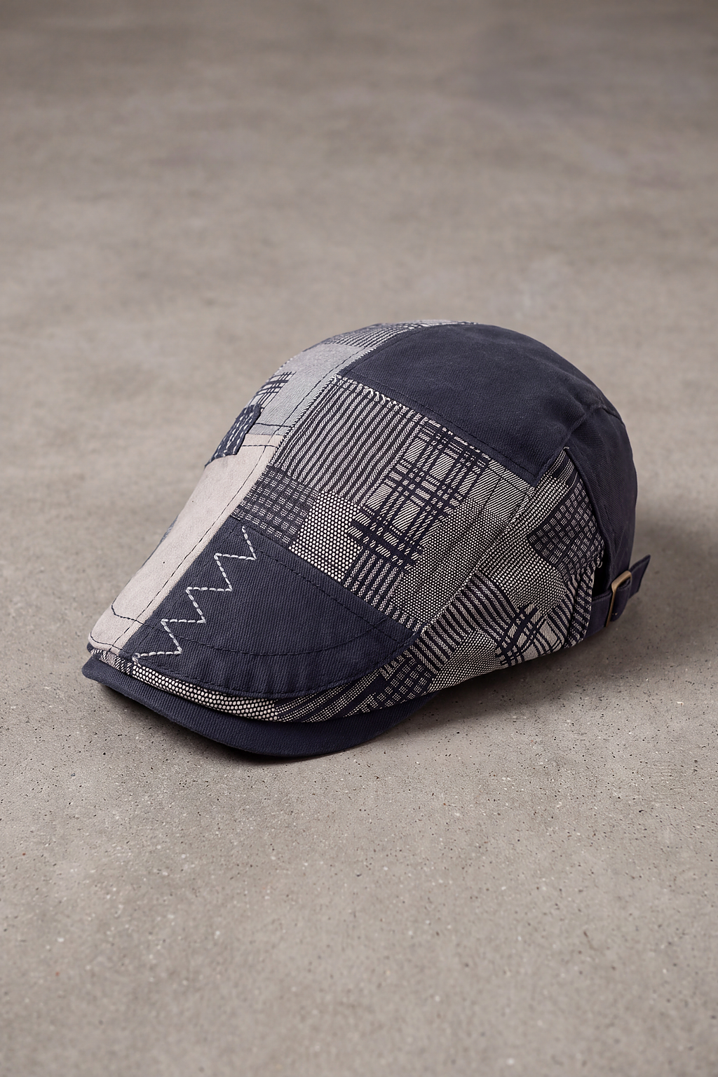 Béret Homme Deux Couleurs Réglable bleu marine & gris – Quimper