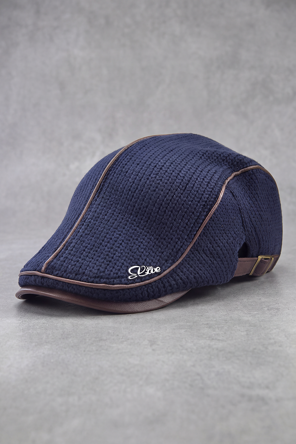 Béret Homme Coton Liseré Cuir – Rouen, vue 10