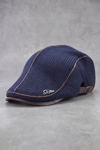 Béret Homme Coton Liseré Cuir – Rouen, vue 10