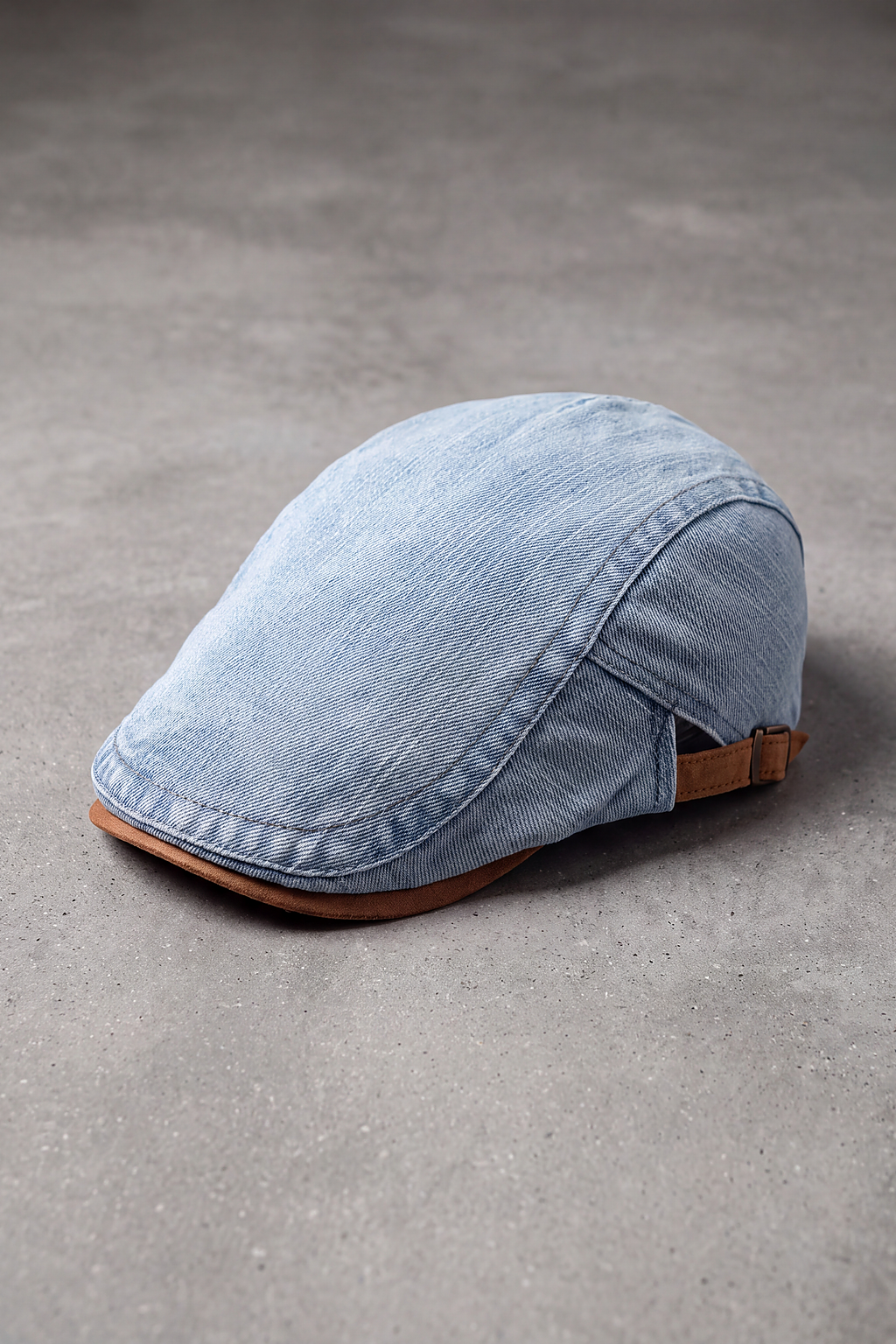Béret Homme Jean Brut Réglable bleu ciel – Nîmes