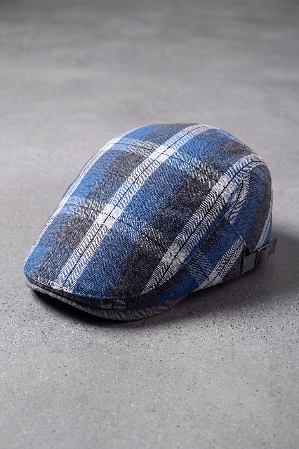 Béret Homme Tartan Automne bleu – Normandie