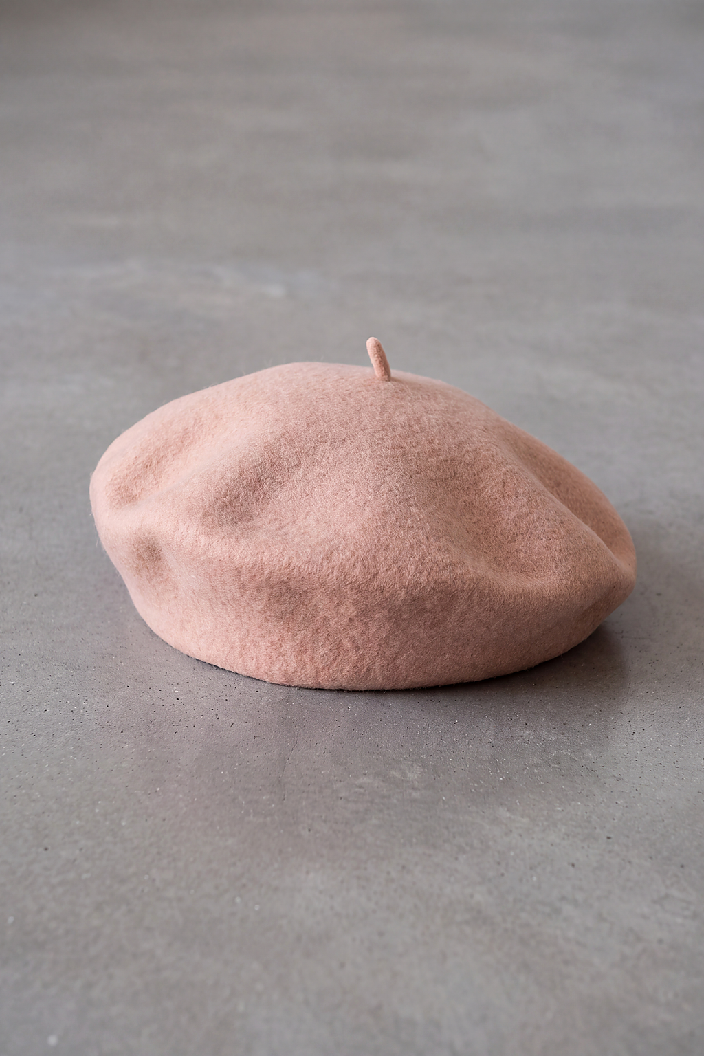 Béret Femme Laine Couleurs d'Automne rose poudré – Apolline