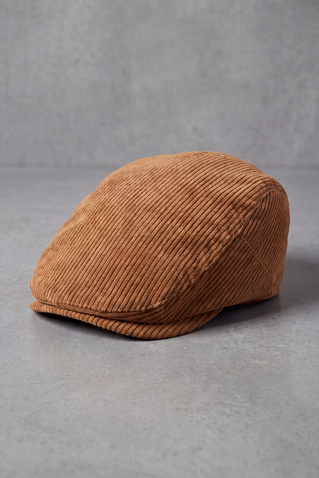 Casquette Plate Homme Velours Côtelé camel – Sologne