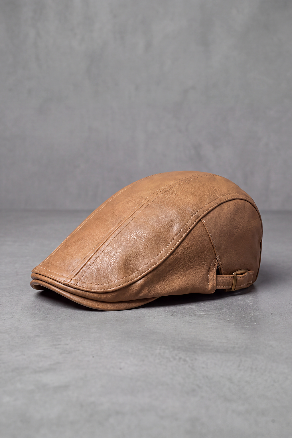 Béret Casquette Homme Cuir Camel ou Noir camel – Chambord