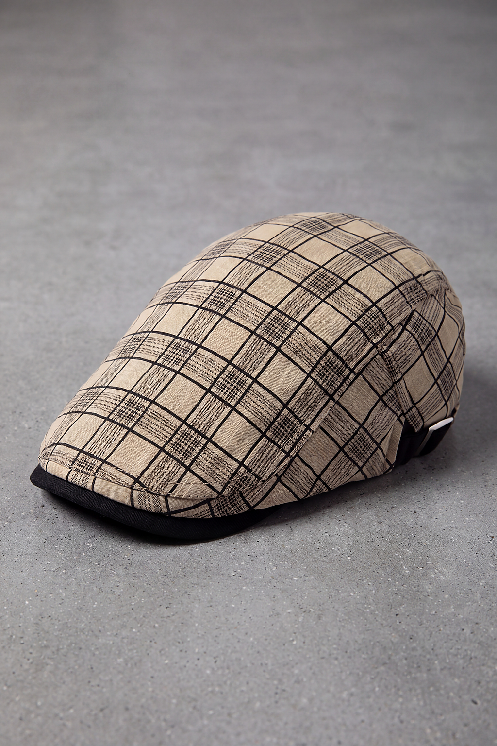Casquette Plate Homme Carreaux Réglable camel – Lille