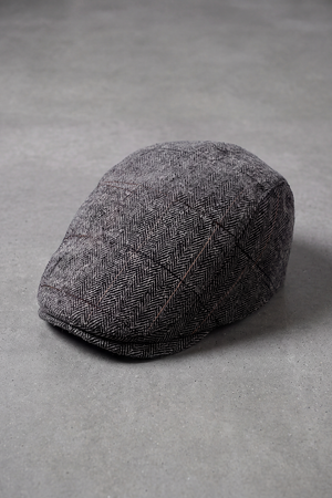 Béret Homme Laine Rétro Chaud gris – Auvergne