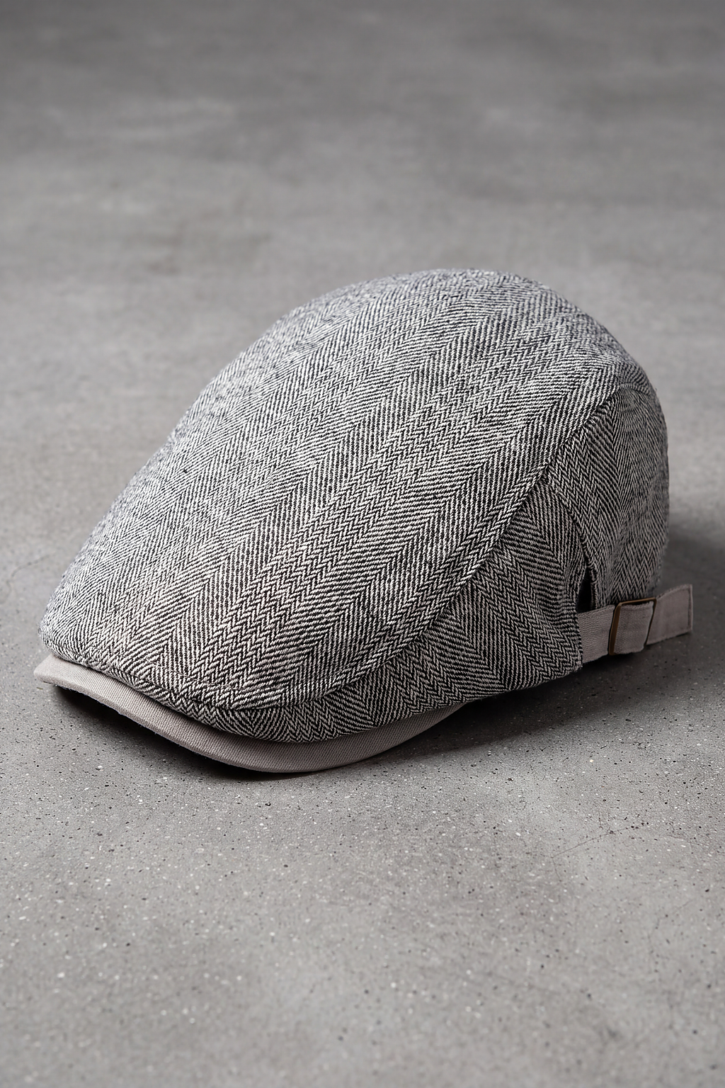 Béret Homme Motif Chevron Réglable gris – Ardennes