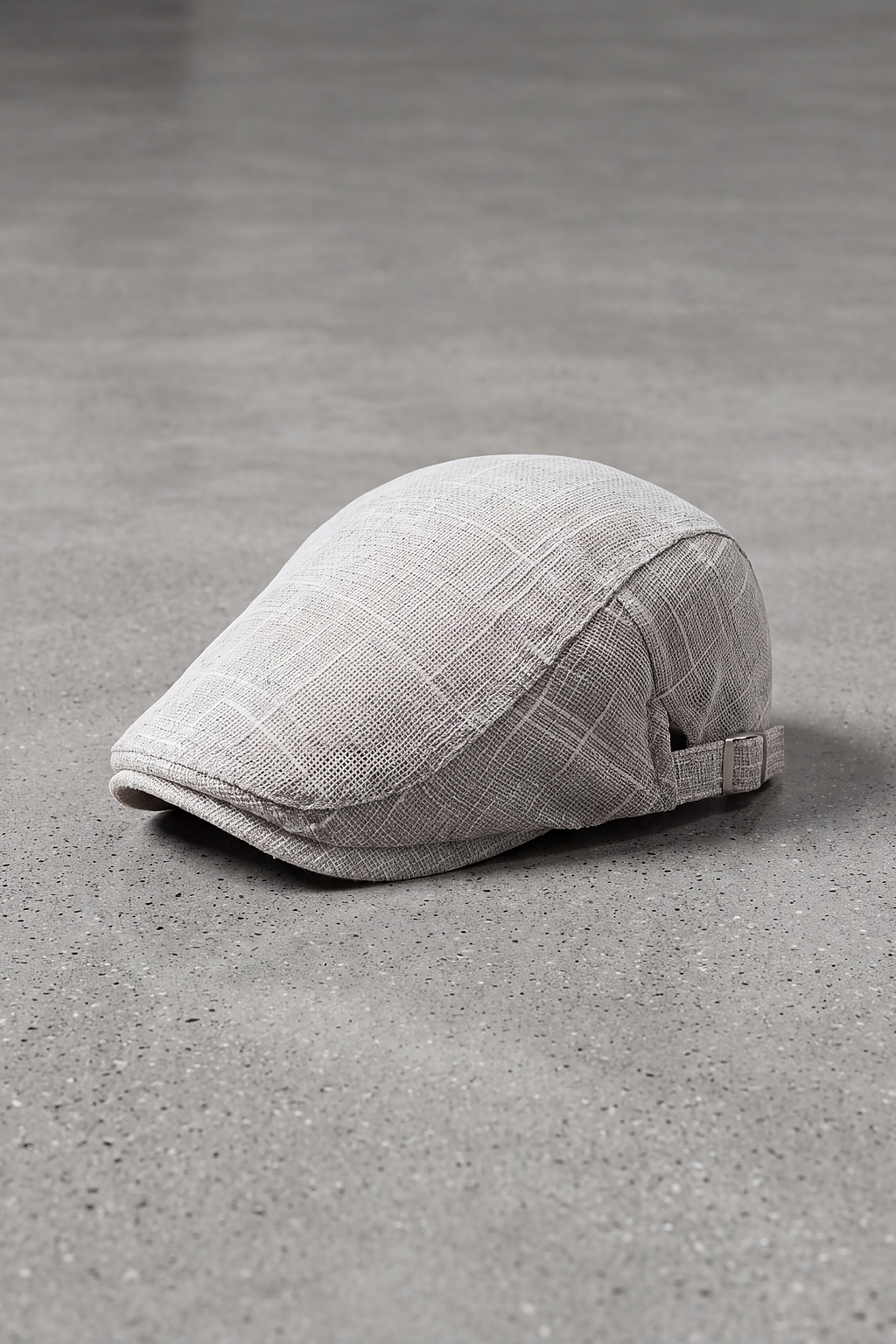Béret Homme Lin Naturel Vintage gris – Provence
