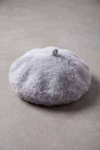 Béret Basque Femme Fourrure de Lapin gris – Sare