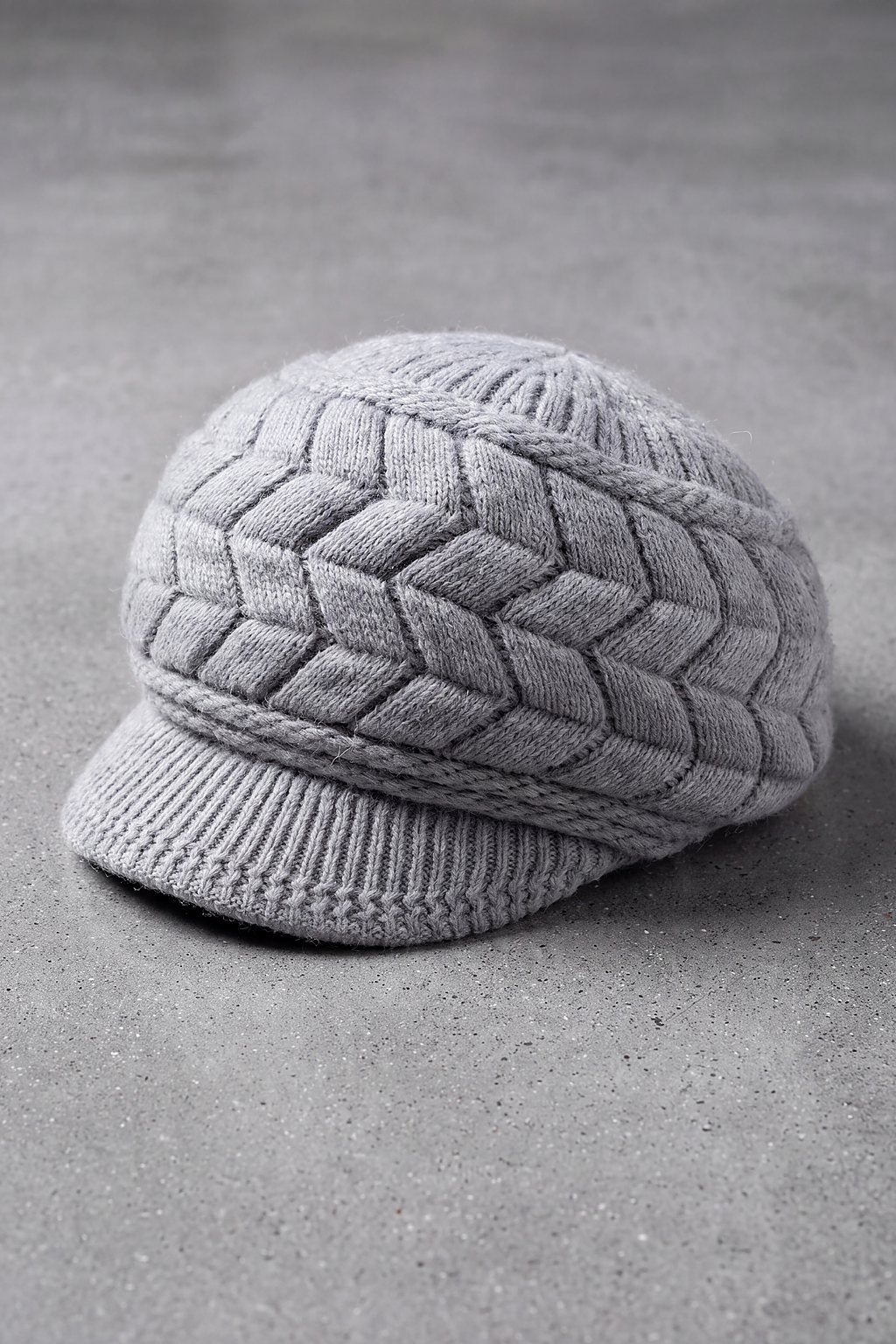 Béret Femme Polaire Très Chaud gris – Anaïs