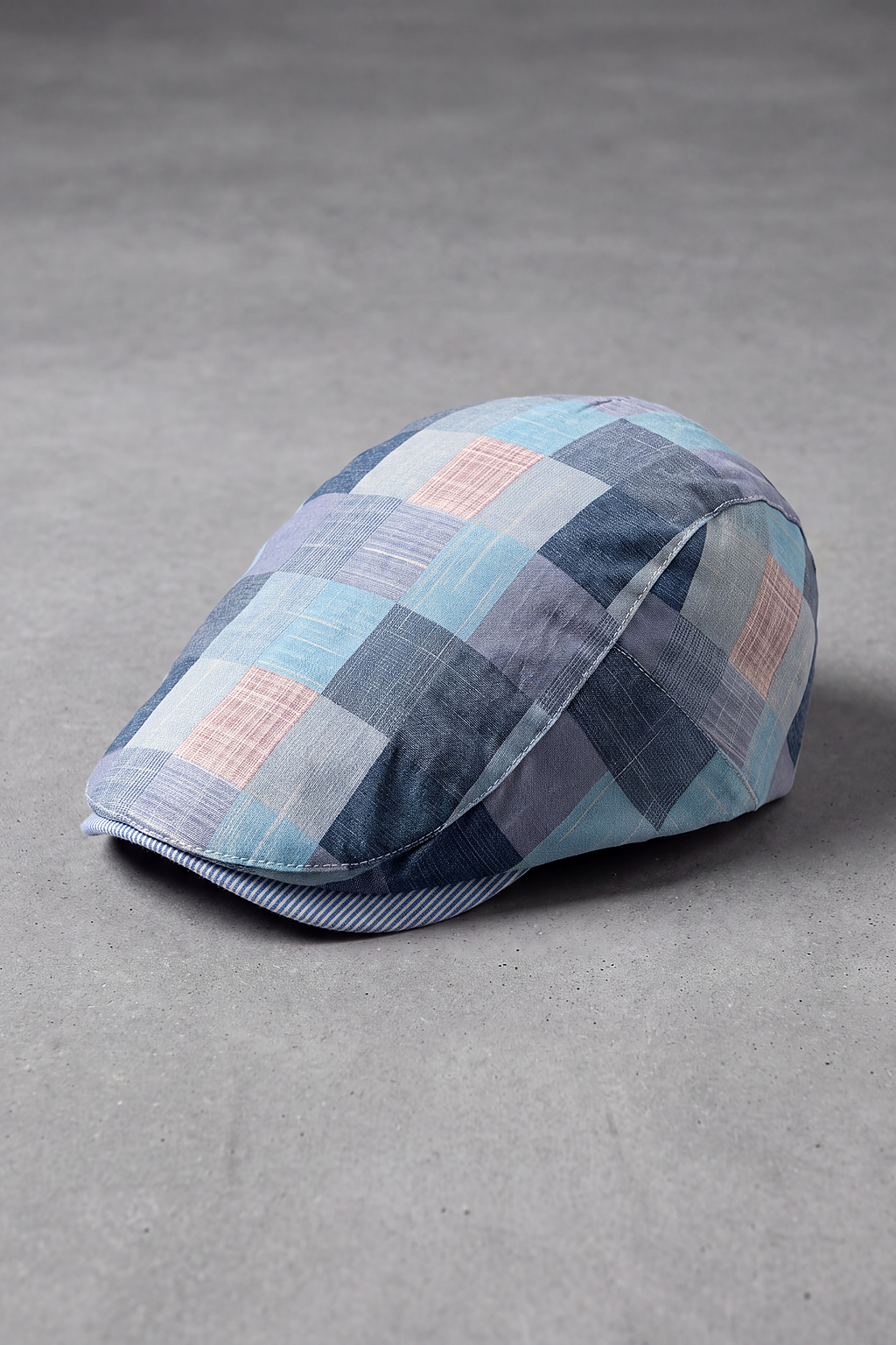 Casquette Plate Mixte Coton et Lin gris bleu – Camargue