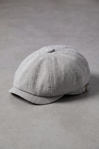 Béret Gavroche Homme Coton Classique gris clair – Rivoli