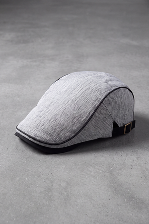 Béret Homme Coton Fin Été gris clair – Porquerolles