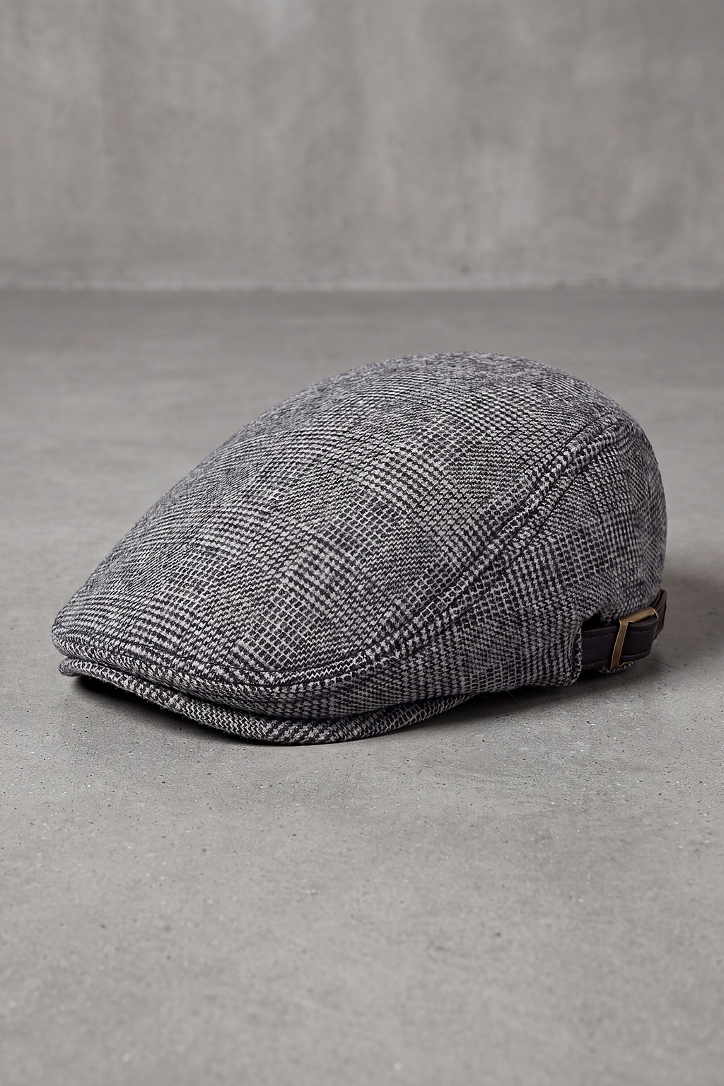 Béret Homme Laine Hiver à Chevrons gris clair – Jura